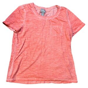 Chico's Warm Coral Tee (Sz 0 or S)